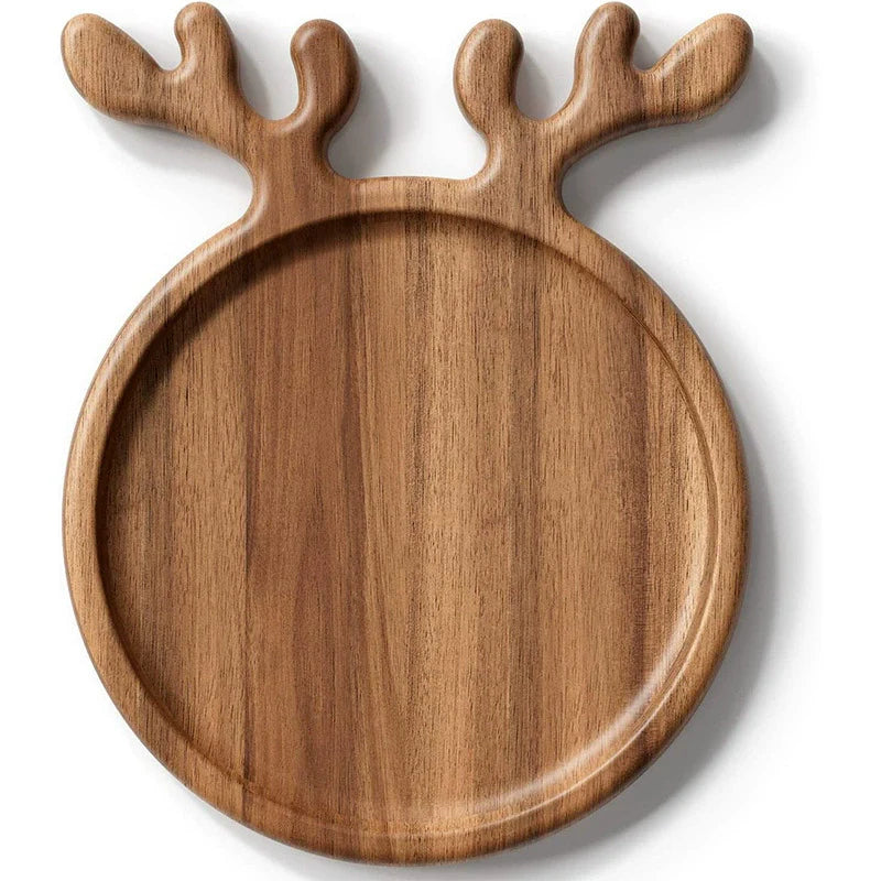Rustic Wooden Holiday Serving Platter