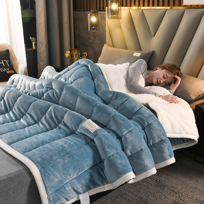 Plush Fleece Throw Blanket for Cold Winter Nights