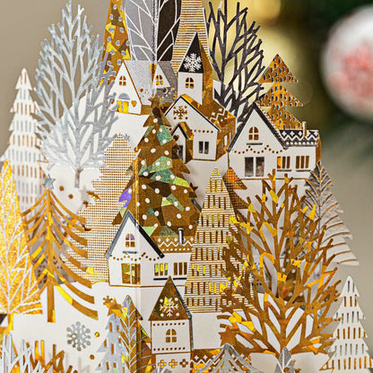 Festive 3D Holiday Greeting Card