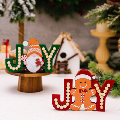 Fun Holiday Wooden Christmas Tree Ornament