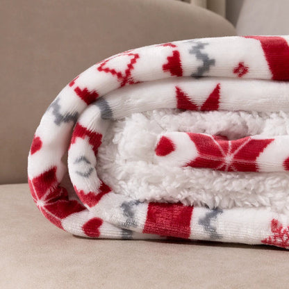 Plush Winter Fleece Throw Blanket