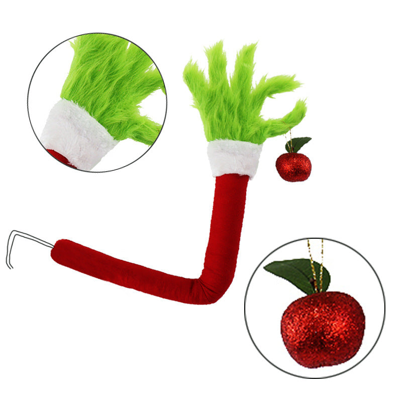Soft Grinch Character Xmas Tree Decoration