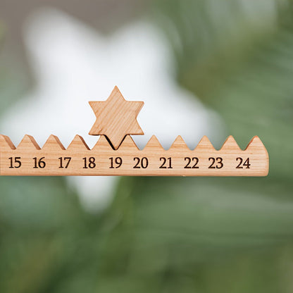 Traditional Christmas Advent Ladder Decoration