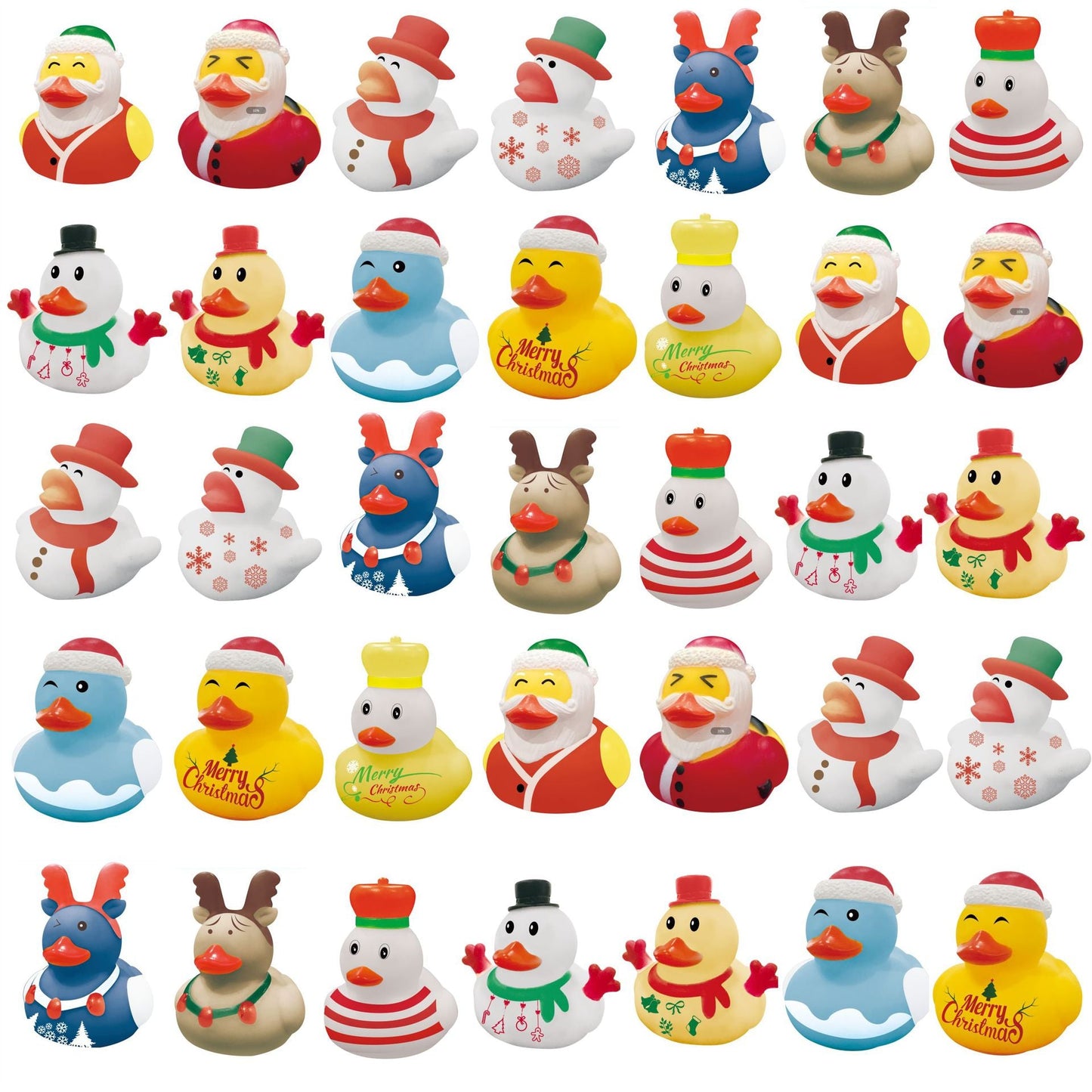 Fun Plush Squeaky Christmas Duck Toy - Yeezlab