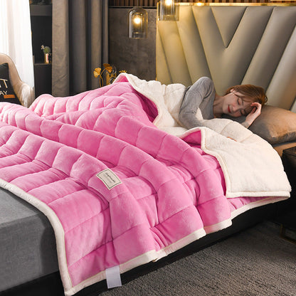 Plush Fleece Throw Blanket for Cold Winter Nights