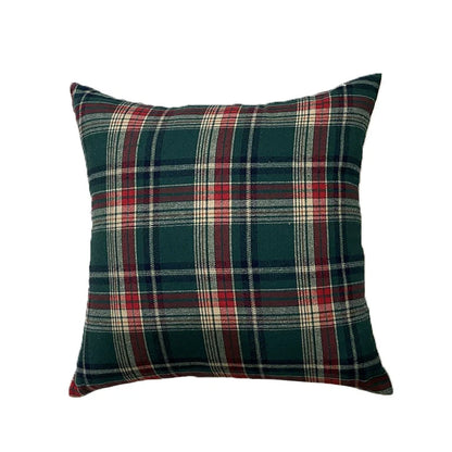 Holiday Plaid Festive Decor Pillow