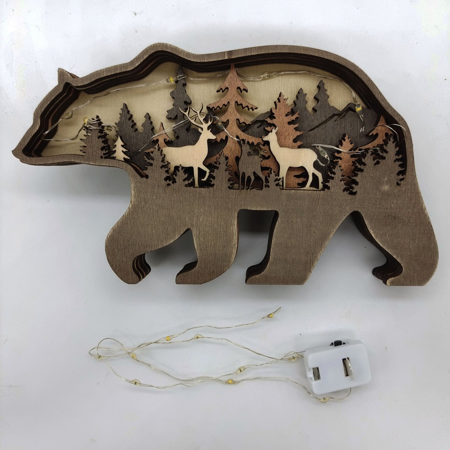Rustic Forest Animal Holiday Ornament