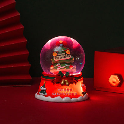 Sparkling Snowman Glass Ball Christmas Decoration