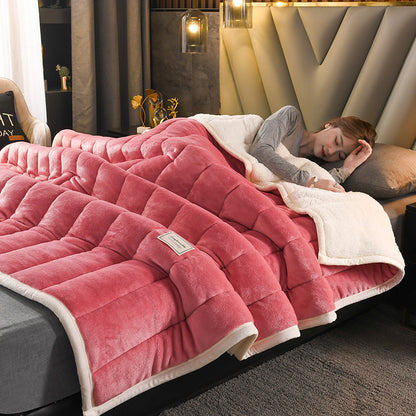 Plush Fleece Throw Blanket for Cold Winter Nights