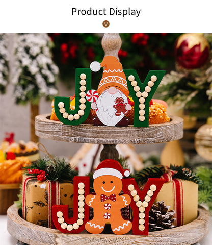 Fun Holiday Wooden Christmas Tree Ornament