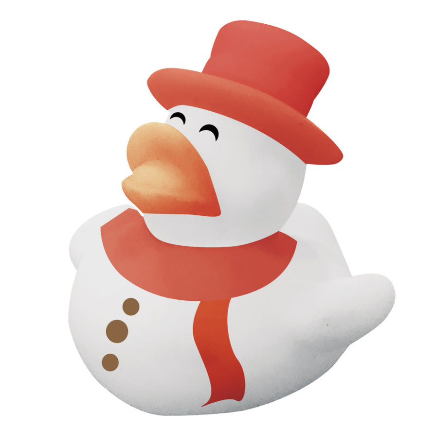 Fun Plush Squeaky Christmas Duck Toy