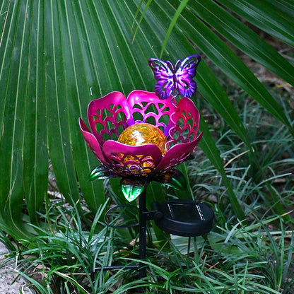 Outdoor Solar Powered Garden Sunflower Lamp