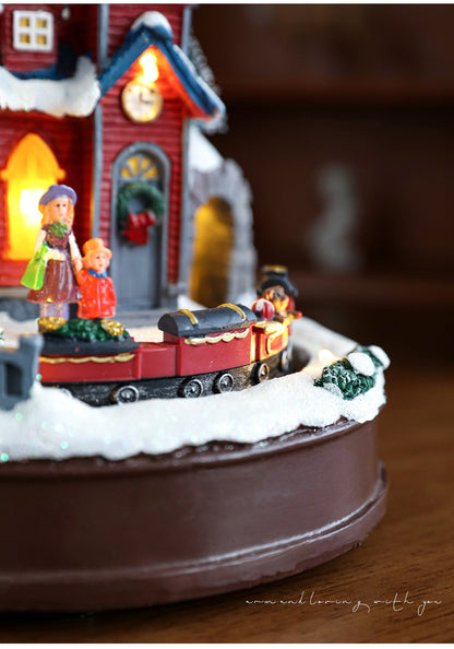 Sparkling LED Musical Christmas Gift Box
