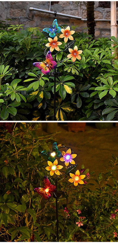 Colorful Outdoor Solar Powered Garden Light