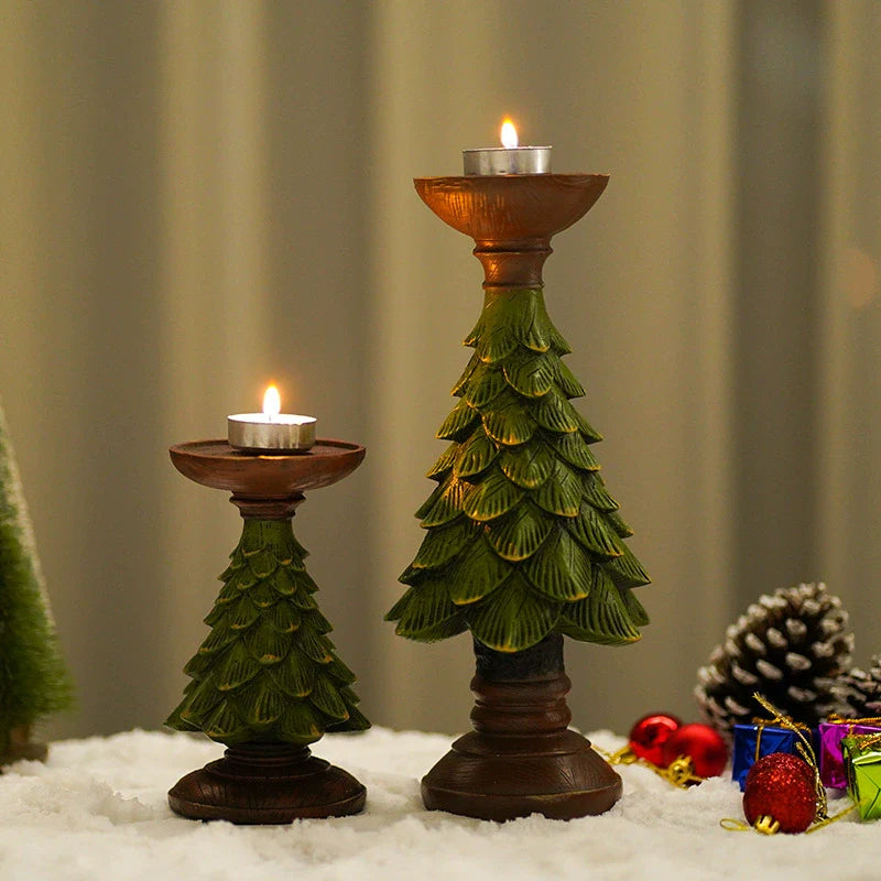 Fresh Pine Holiday Candle Decoration Ornament