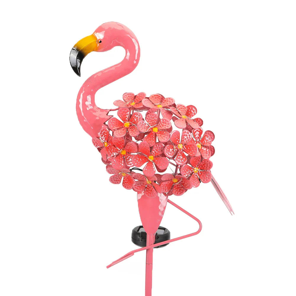 Colorful Pink Yard Lamp - Weatherproof Garden Light