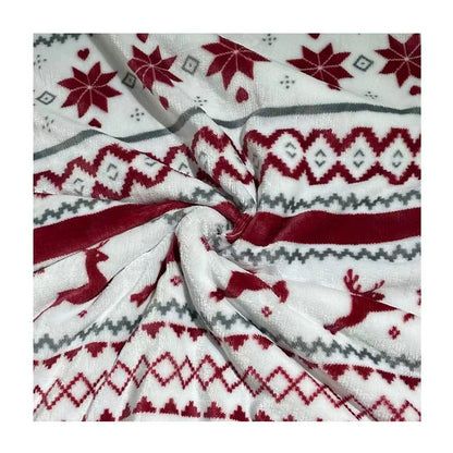 Plush Winter Fleece Throw Blanket