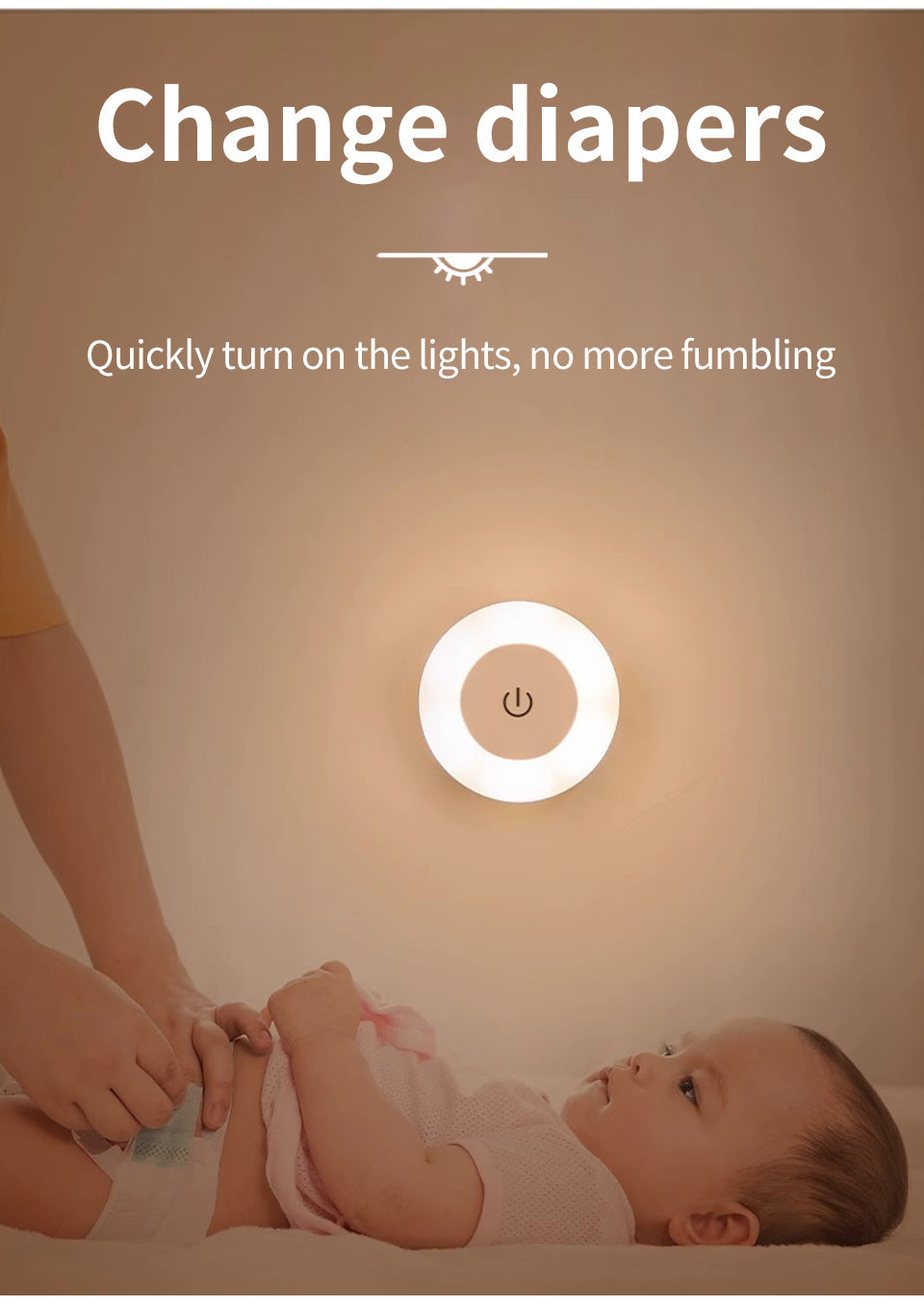 Automatic Dimmable LED Bedside Nightlight