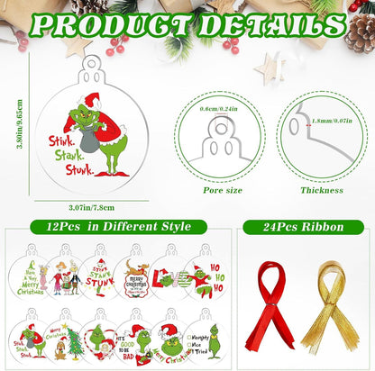 Fun Green Christmas Tree Decoration