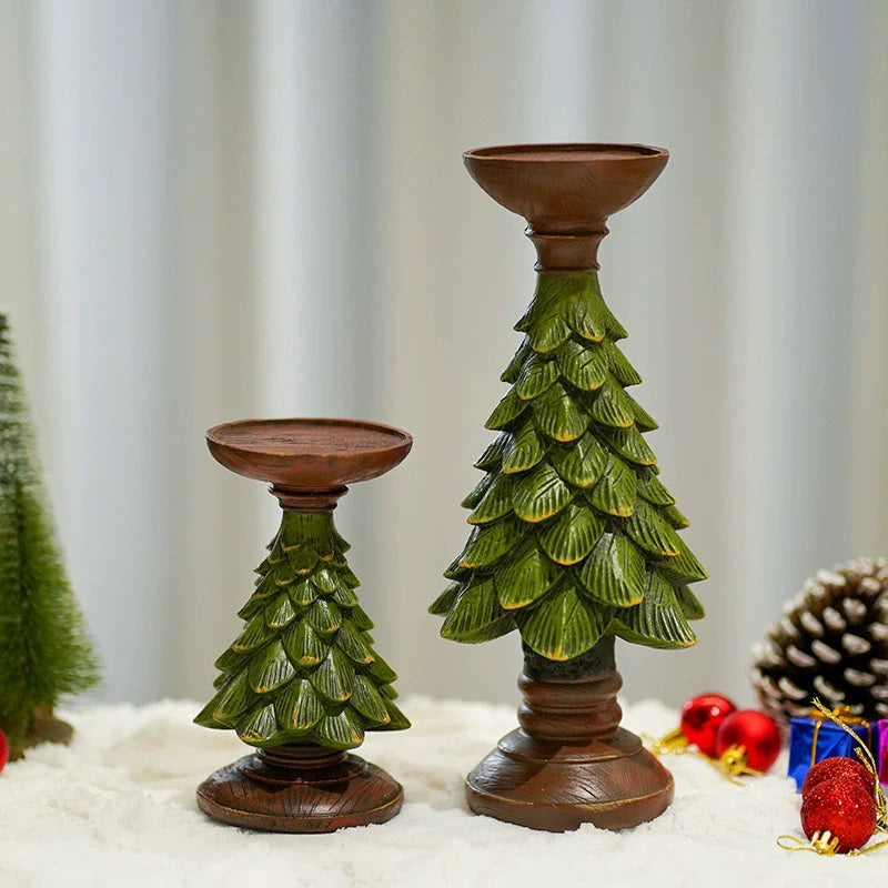 Fresh Pine Holiday Candle Decoration Ornament