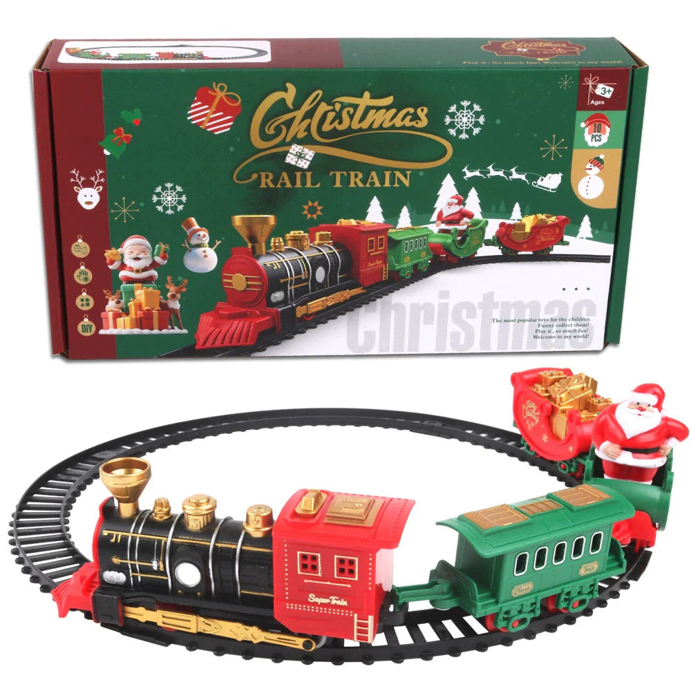 Small Battery Operated Holiday Train Set - Yeezlab