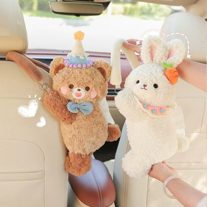 Soft Teddy Bear Tissue Holder