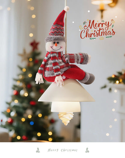 Bright Festive Santa Figurine Decoration