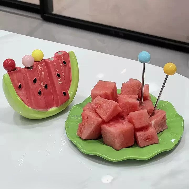 Fresh Fruit Snack Pick Fork Set