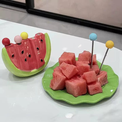 Fresh Fruit Snack Pick Fork Set