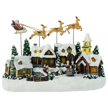 Sparkling Musical Animated Deer Xmas Decoration