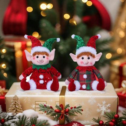 Fun Sparkly Santa Elf Hat Toy