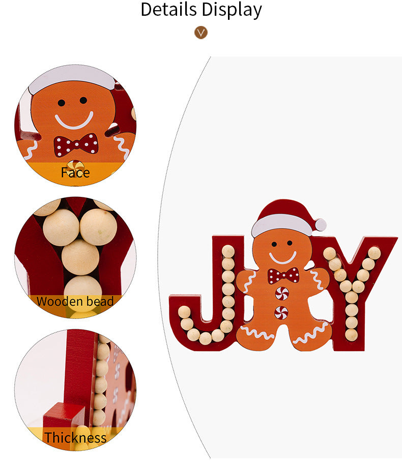 Fun Holiday Wooden Christmas Tree Ornament