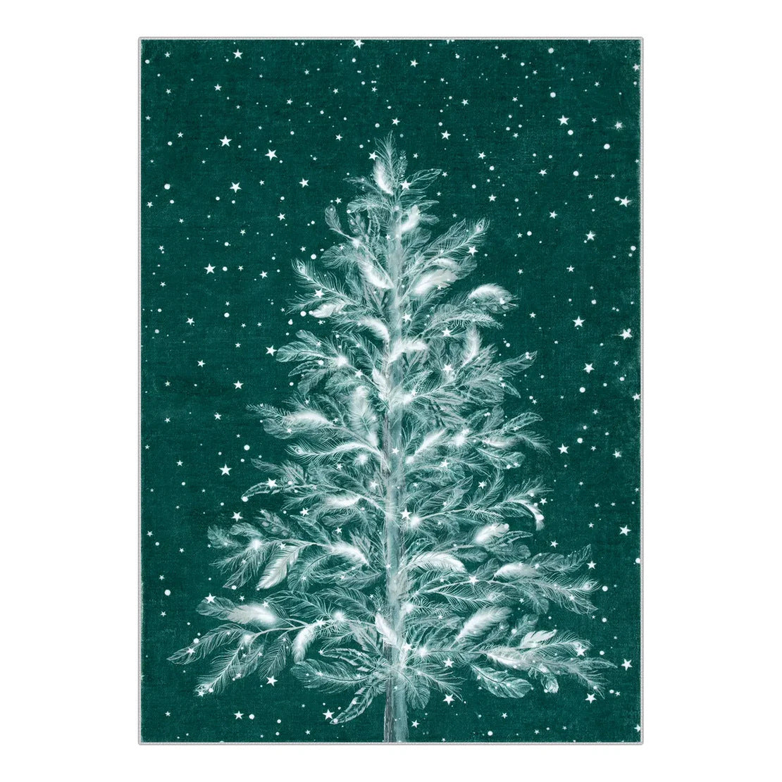Luxury Christmas Rug - Plush Non-Slip Living Room Mat