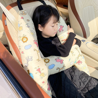 Cozy Car Headrest Pillow for Kids and Adults
