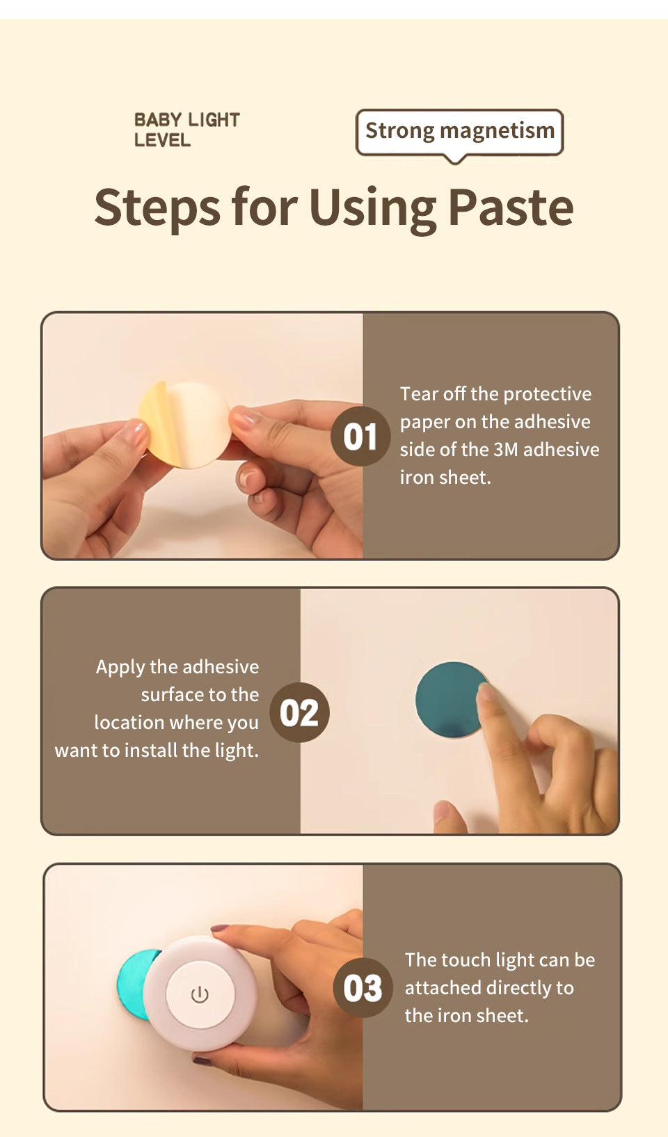 Automatic Dimmable LED Bedside Nightlight