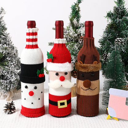 Festive Holiday Wine Bottle Sleeves - Yeezlab