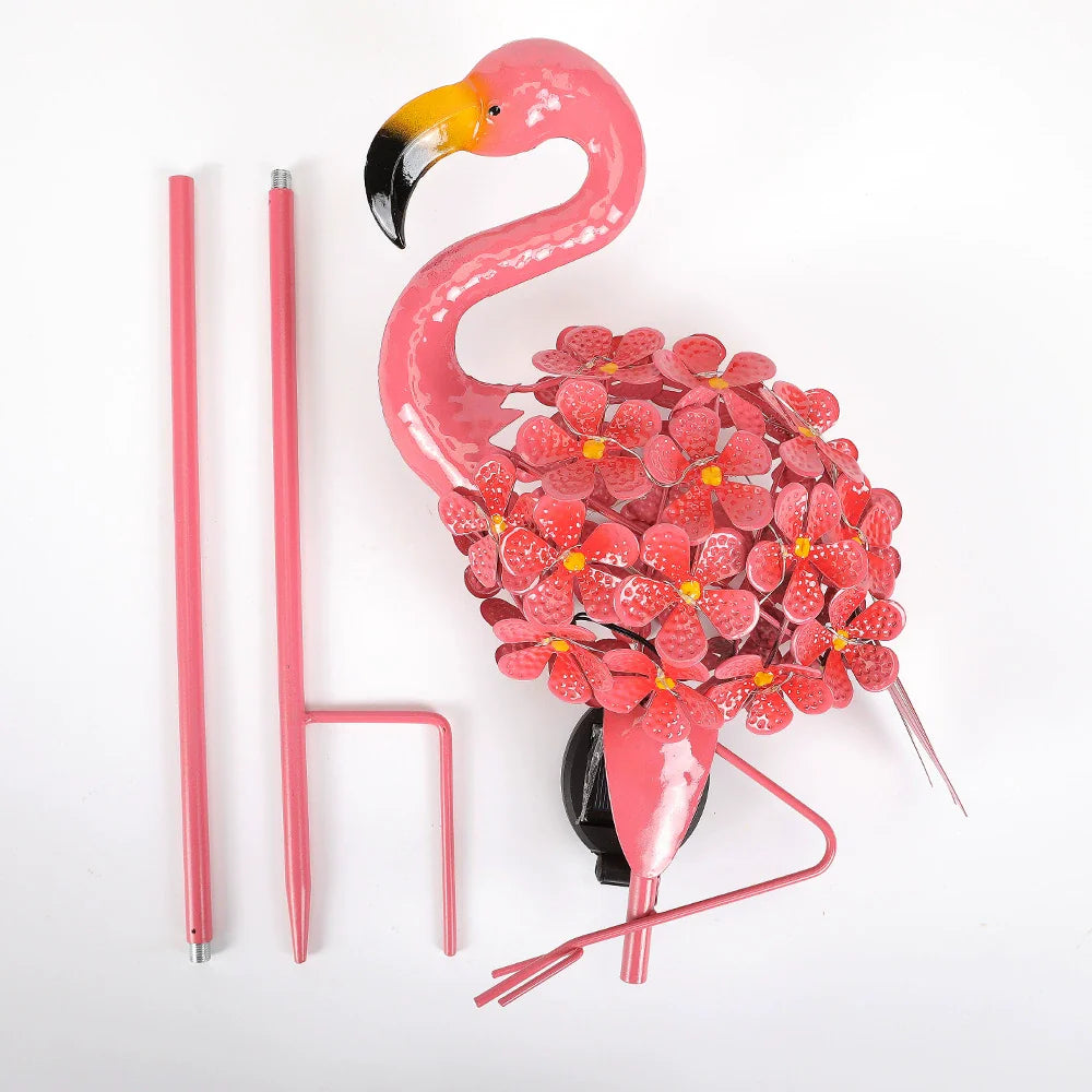 Colorful Pink Yard Lamp - Weatherproof Garden Light