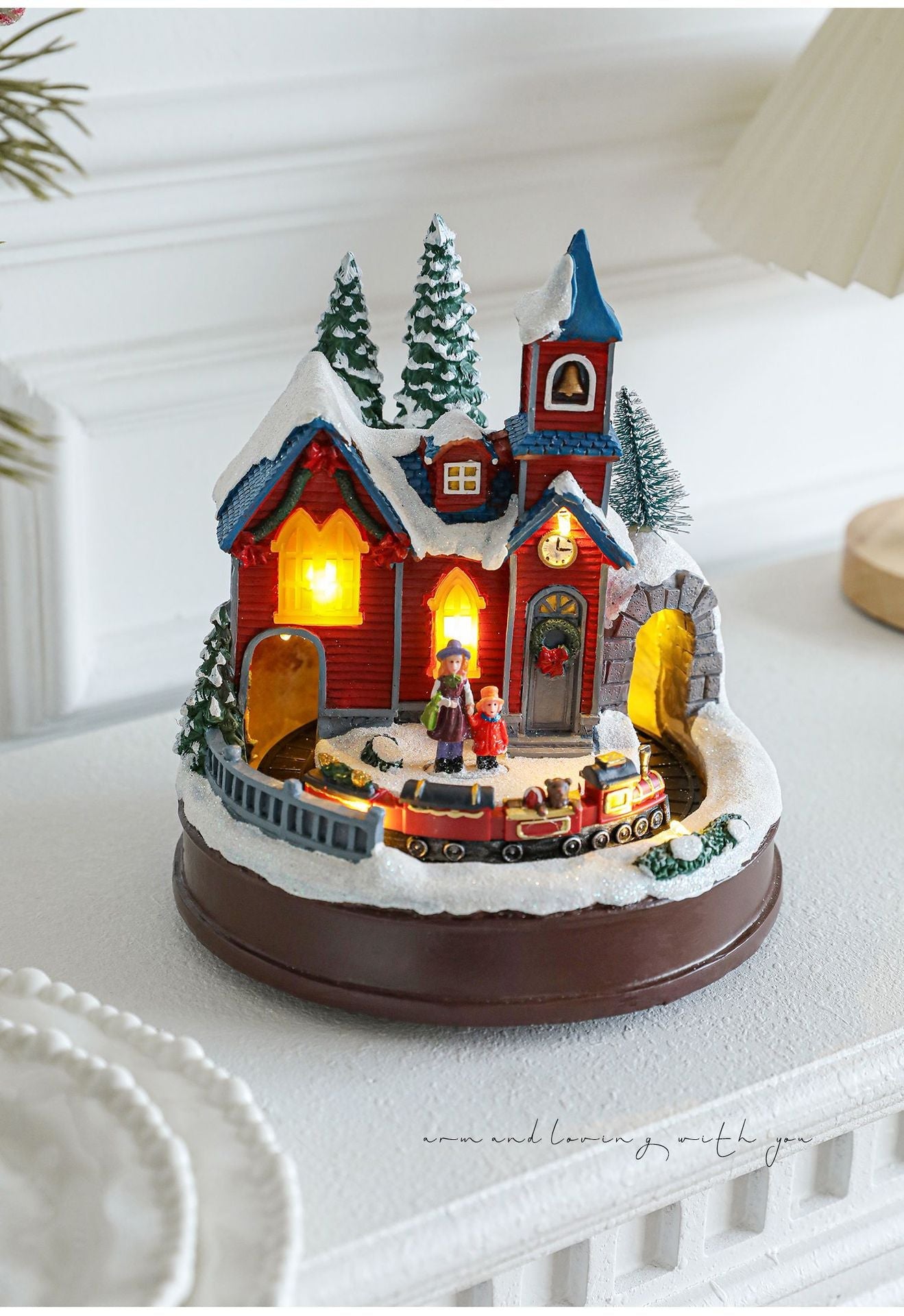 Sparkling LED Musical Christmas Gift Box