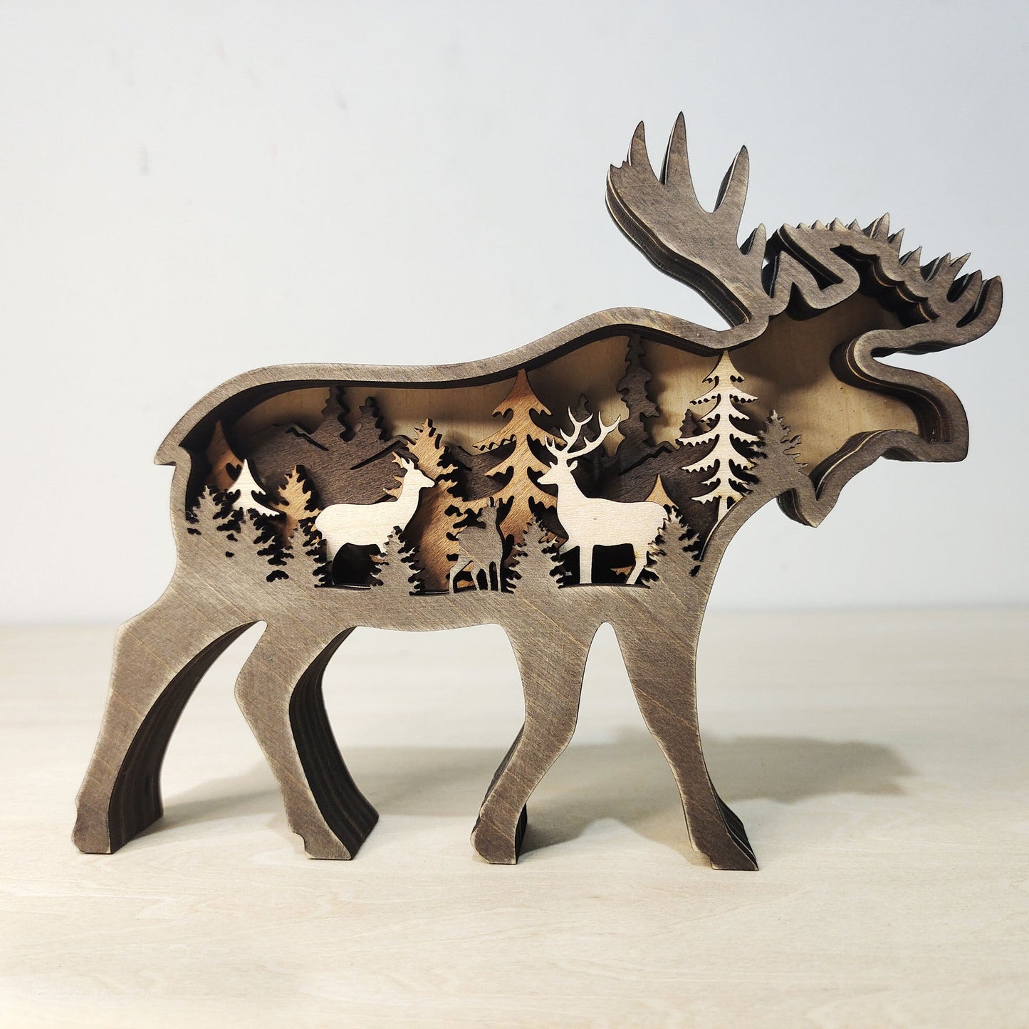 Rustic Forest Animal Holiday Ornament