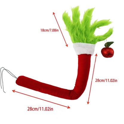 Soft Grinch Character Xmas Tree Decoration