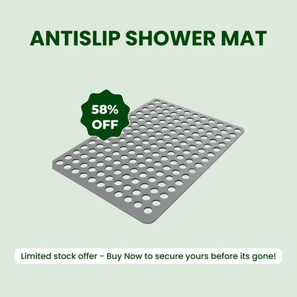 Non Slip Shower Mat | Mildew Resistant & Soft Bathroom Mat