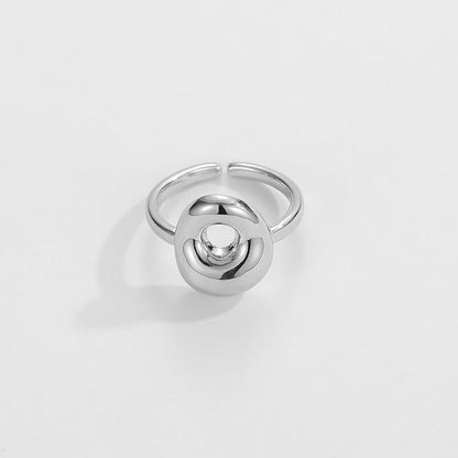 Fashionable Alphabet Initial Ring