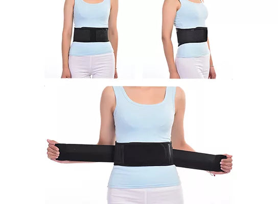 Comfortable Back Support Belt - Adjustable Lower Back Relief