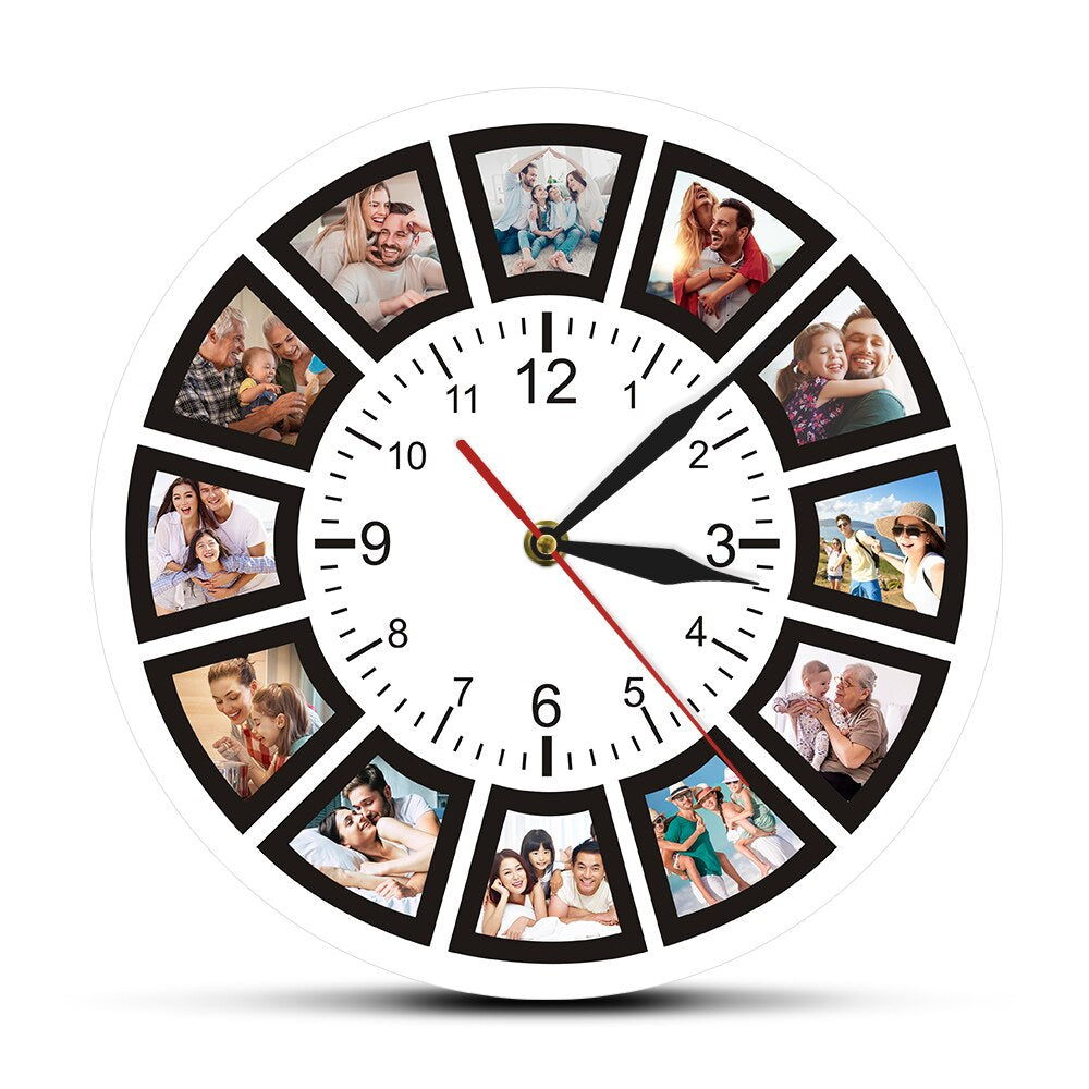 Customizable Photo Wall Clock - Yeezlab