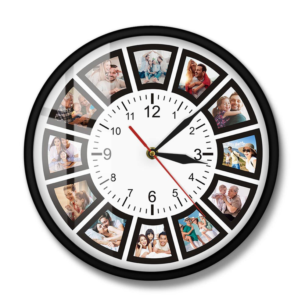 Customizable Photo Wall Clock