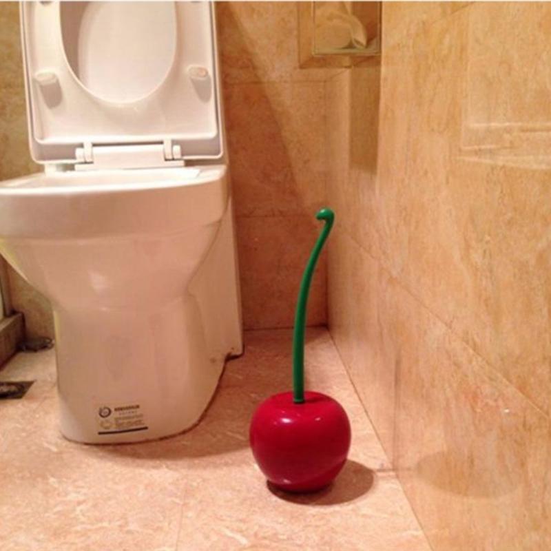 Bathroom Essentials | Red Toilet Brush