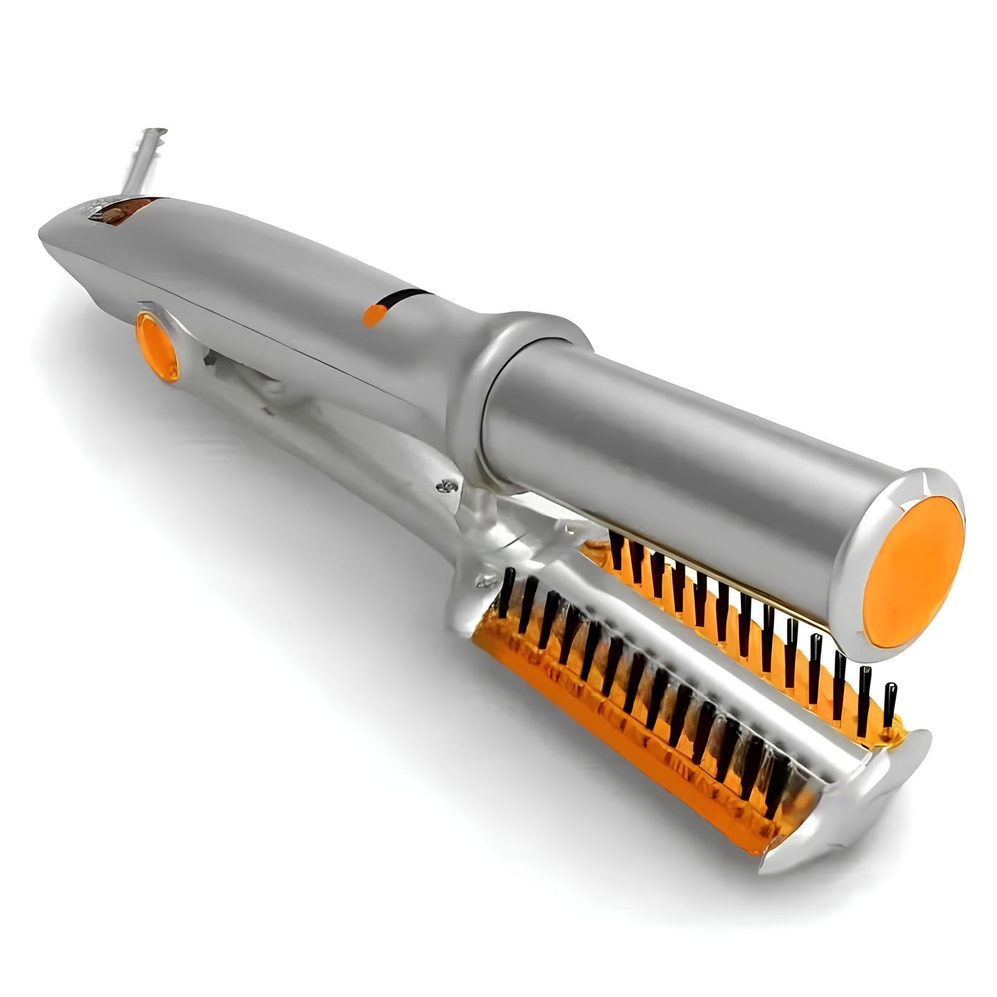 2-in-1 Rotating Iron Hair Brush