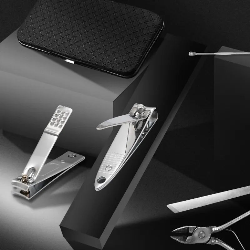 Premium 19-Piece Nail Care Kit Stainless Steel