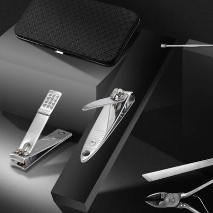 Premium 19-Piece Nail Care Kit Stainless Steel