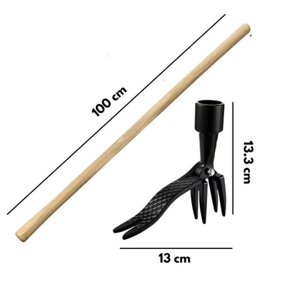 Easy Grip Garden Weeder with Strong Steel Claws